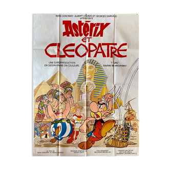 Original poster of the film Asterix and Cleopatra, year 1968