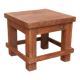 Old small Burmese teak workshop bedside table