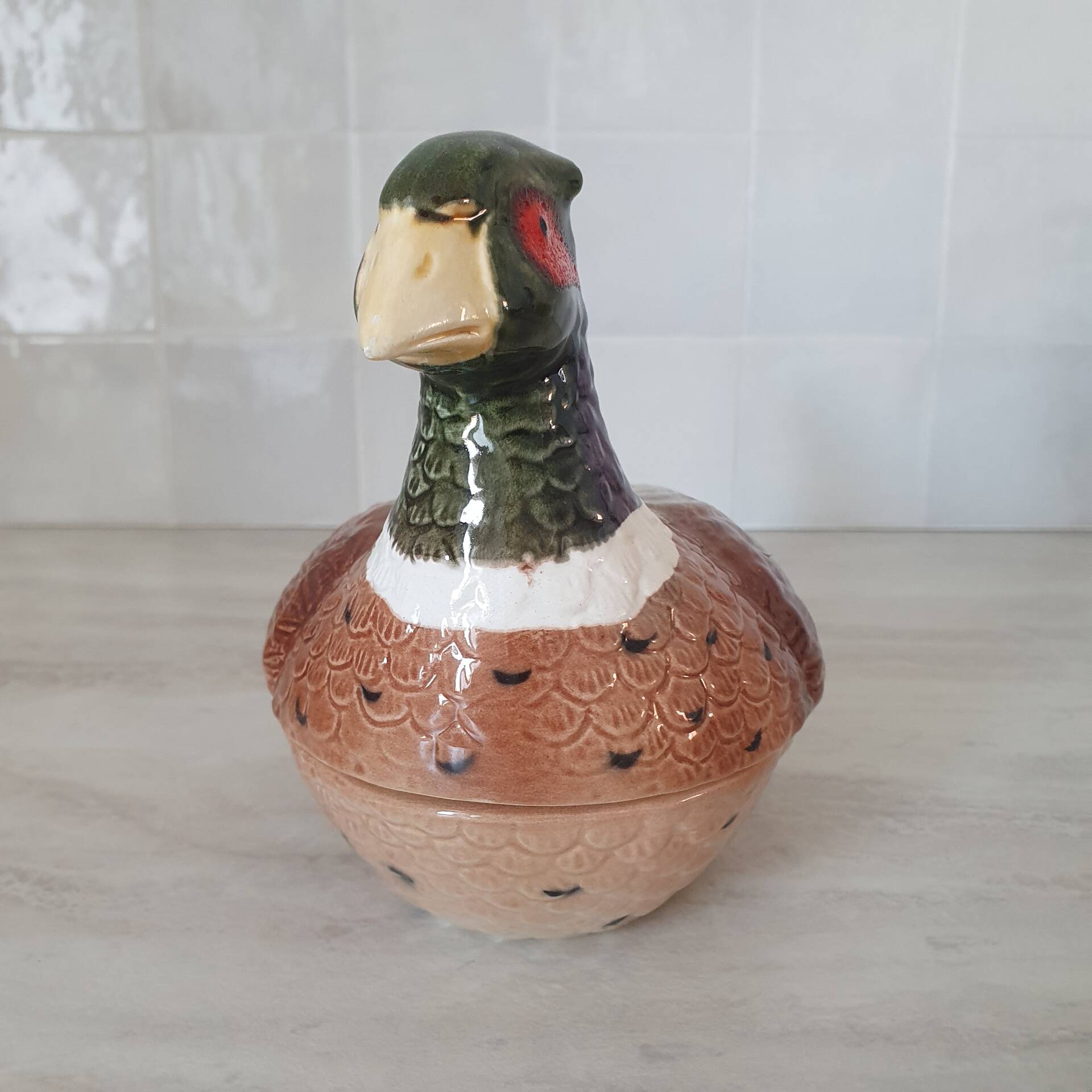 Michel Caugant / Ceramic Pheasant Terrine