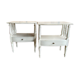 Pair bedside tables