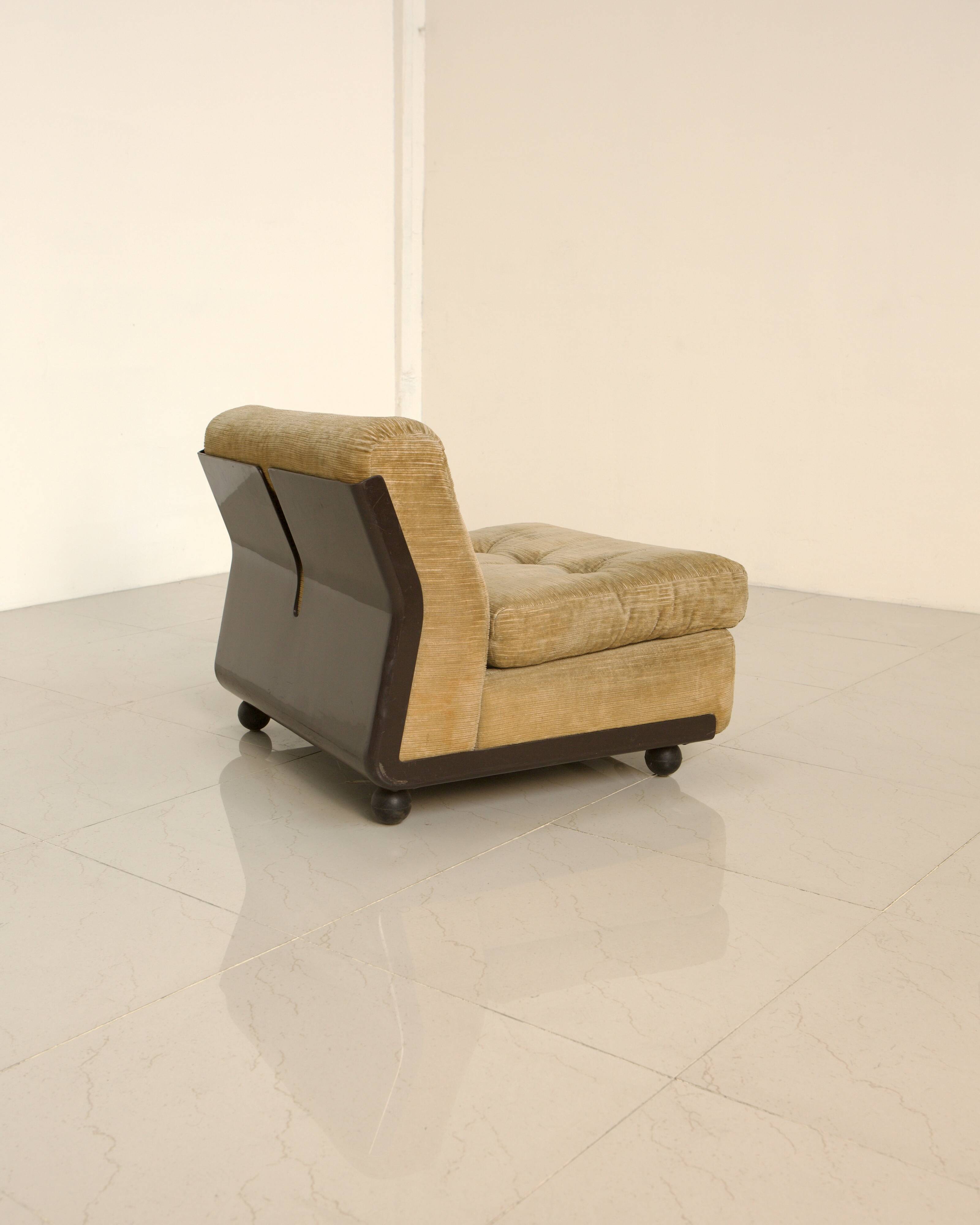 "Amanta" armchair by Mario Bellini for B&B Italia 70's
