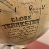 Illuminated glass globe, ed Girard-Barrère & Thomas, 1945-50