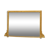 Victorian wall mirror in gilded wood 107x83cm