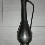 Slender pewter jug
