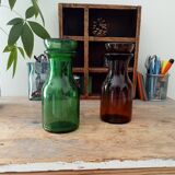 Set of 2 vintage jars Level 70s/80s