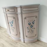 Half-moon console