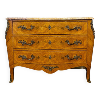 Louis XV chest of drawers 3 drawers