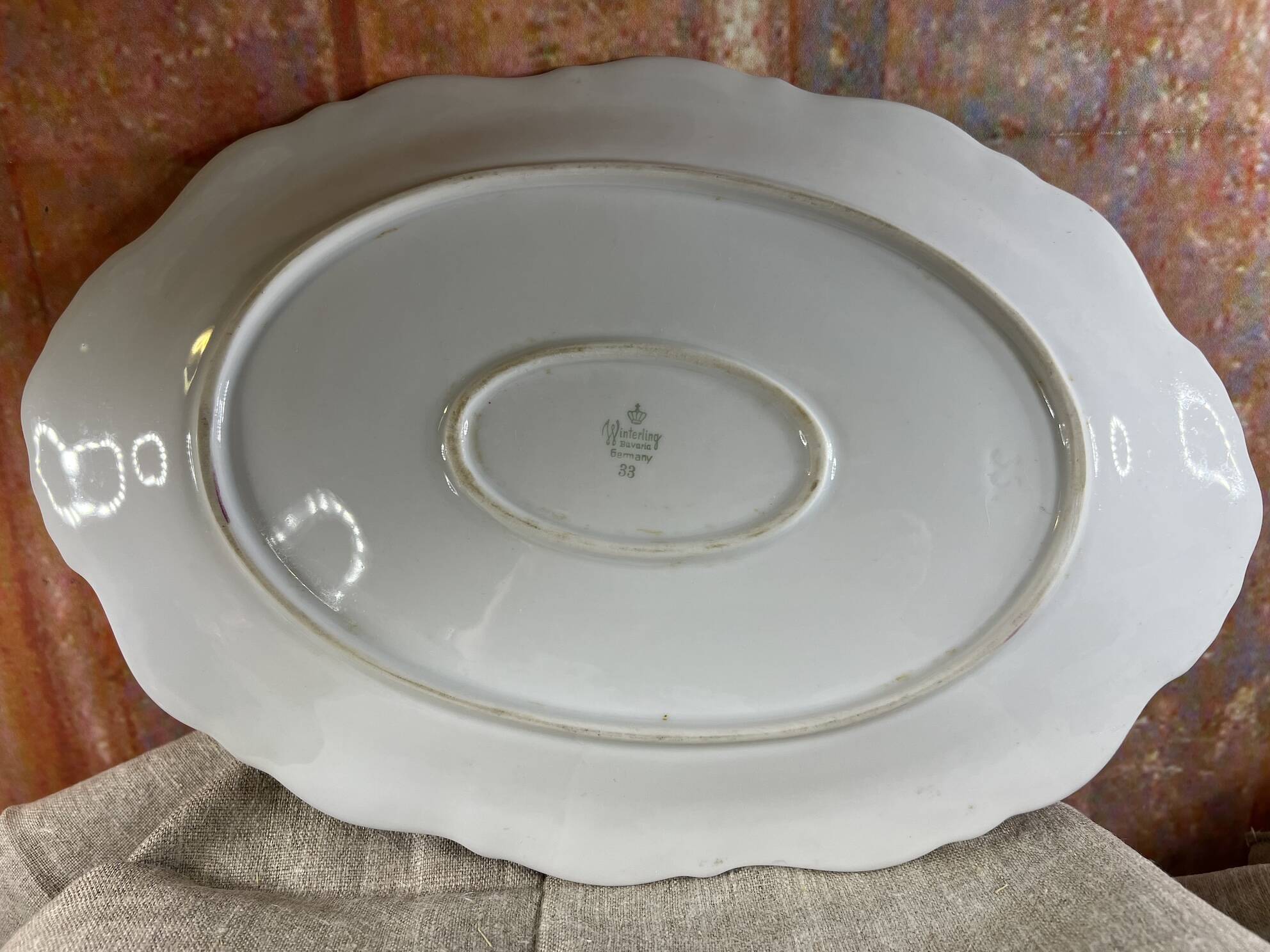 Bavaria porcelain oval serving dish
