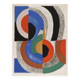 Sonia Delaunay – EP “Hippocampe” Rare lithograph, signed artist’s proof (1971)