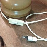 Wooden turned lamp