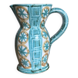Large vintage ceramic pitcher Vallauris signed Picault in perfect condition