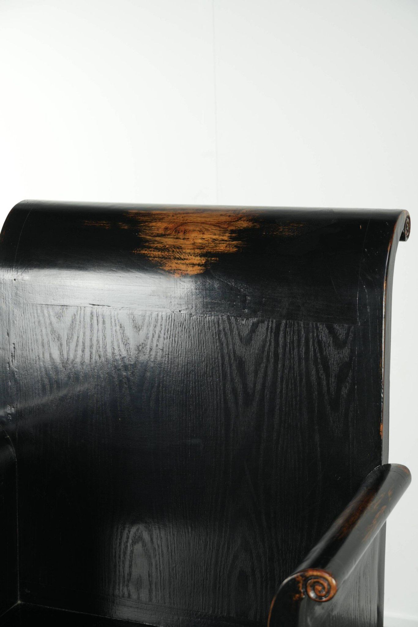 Black wooden chair / side chair in Chinese style