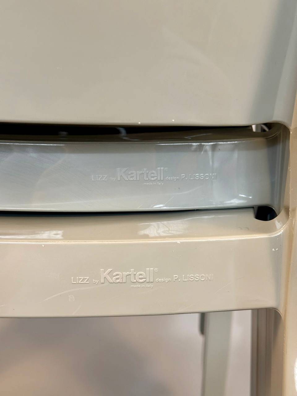 Set of 4 Lizz chairs by Piero Lissoni for Kartell