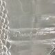 6 vintage Pasabahce clear glass fish plates