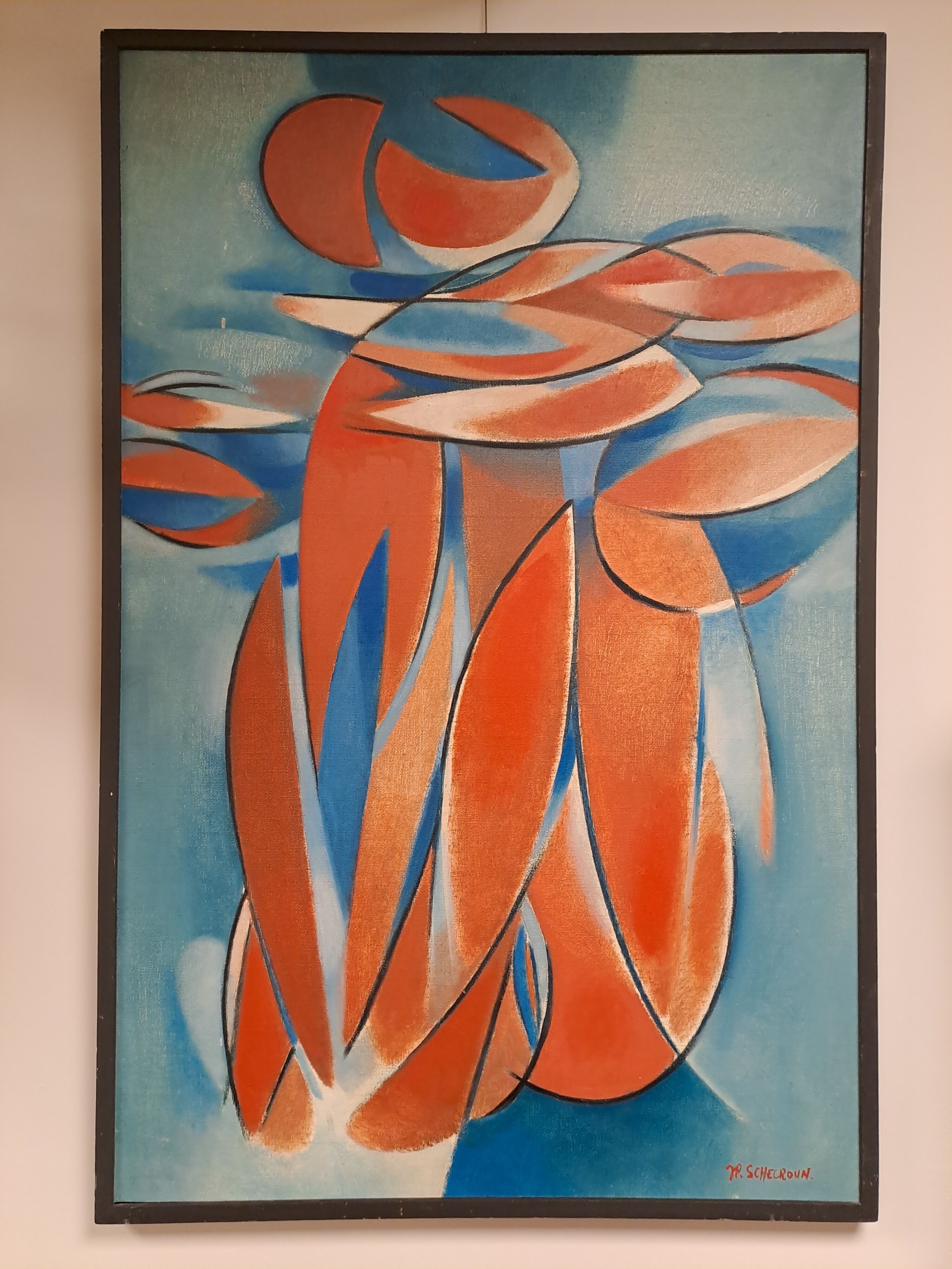 Abstract composition by Jean-Pierre Schecroun