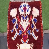 Ancient Berber carpet, 132x88 cm
