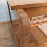 Art deco double top side table