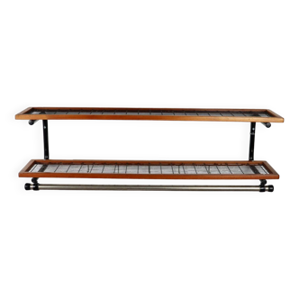 Portemanteau en teck scandinave