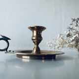 Bougeoir ancien en bronze