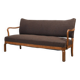Solid Oak Sofa by Slagelse Møbelvaaek Denmark 1930s