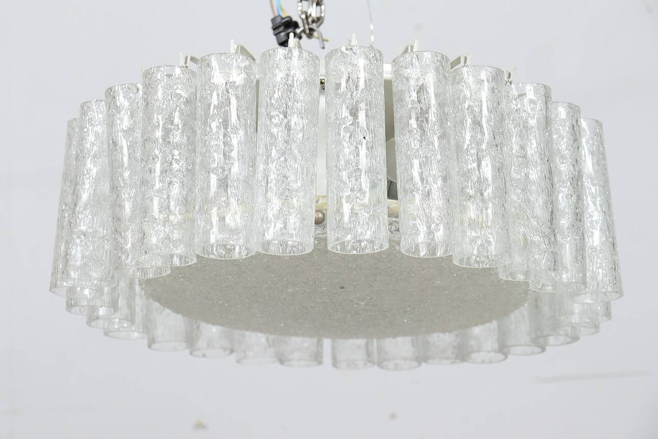 Mid-century ceiling lamp by Doria Leuchten, Germany, 1970s.