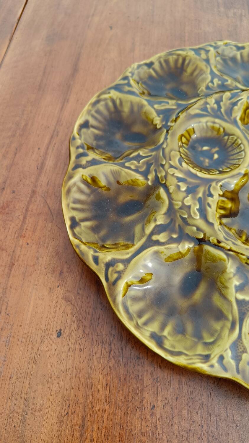 Vintage oyster service Gien – ceramic