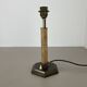lampe de table Art déco unique en laiton et bois, Allemagne années 1930
