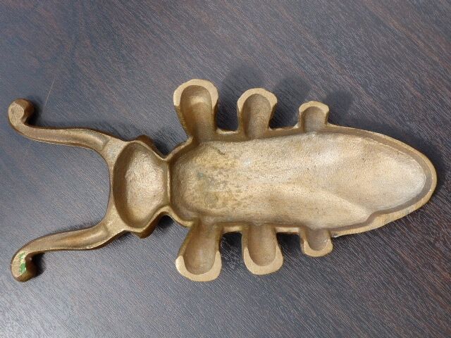 Vintage bronze beetle