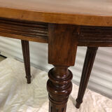 Solid wood oval table 1930