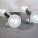 Space Age Wall Lights in Chrome by Motoko Ishii for Staff, 1970s