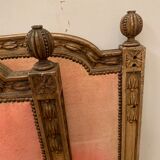 Louis XVI style bed in patinated hetre XX century
