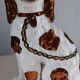 Jersey earthenware Staffordshire dog