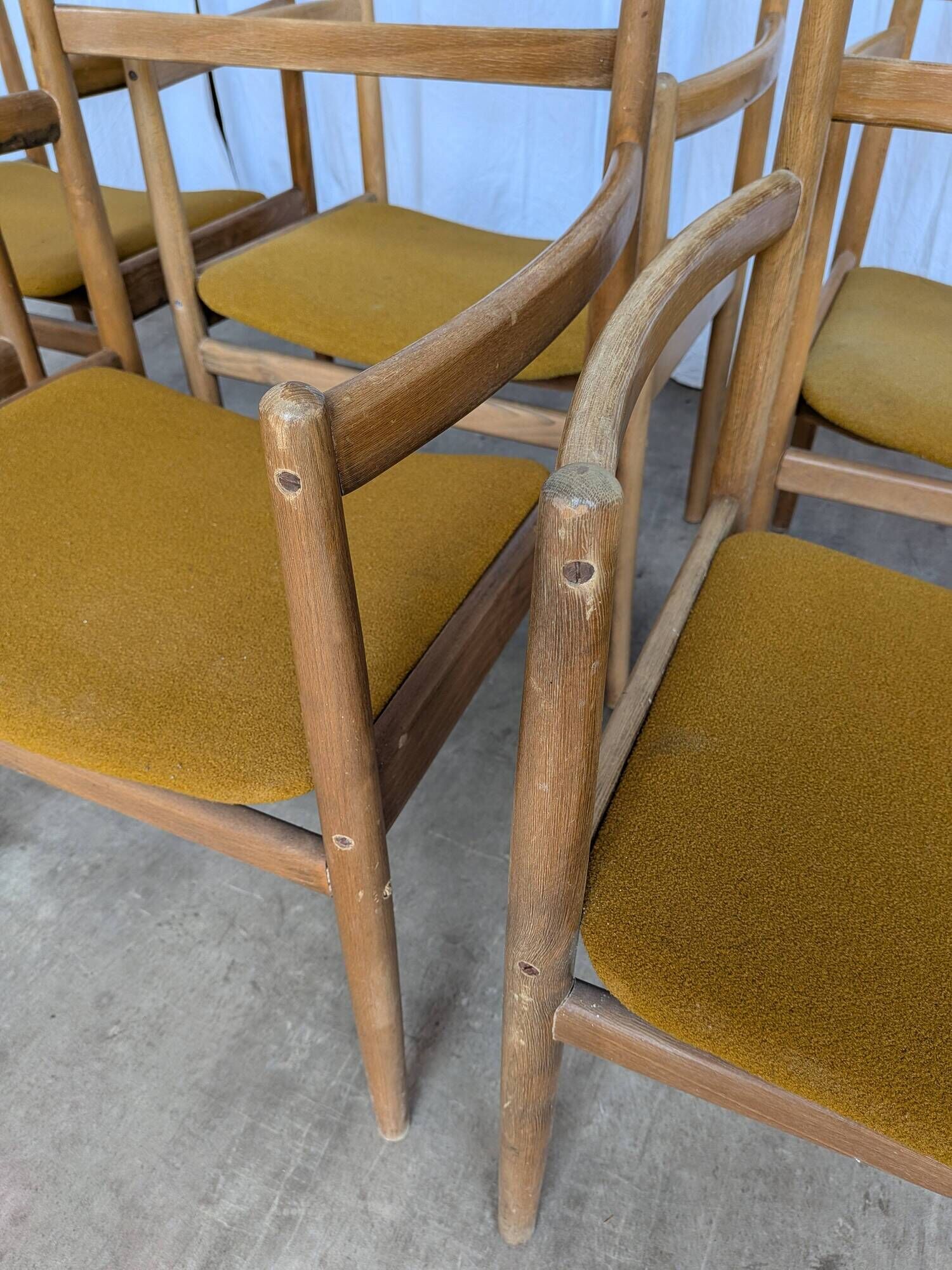 Set of 8 STOL Kamnik Armchairs / Yugoslav Mid Century Vintage Dining Chair