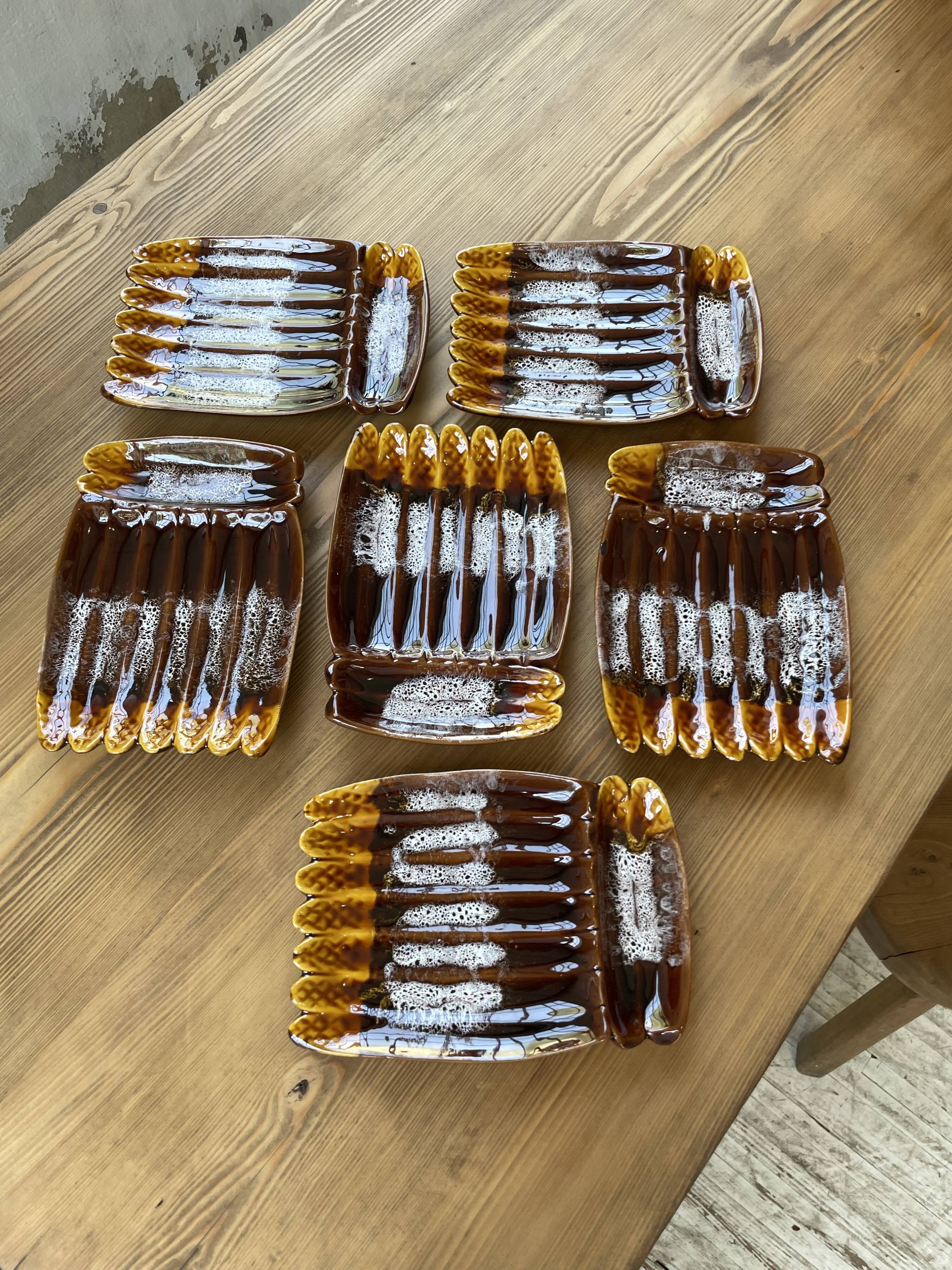 Asparagus plates slurry