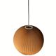 Space age cocoon plisse pendant lamps, 1960s
