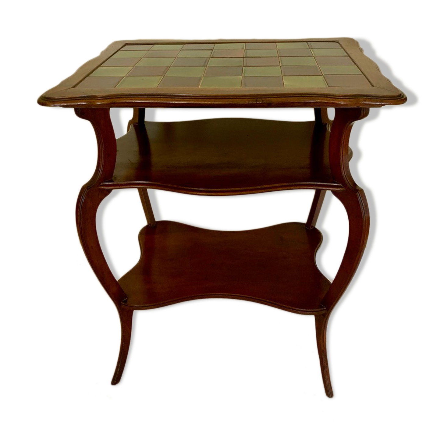Art Nouveau tiled side table