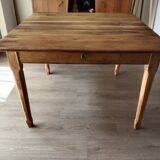 Solid oak farm table