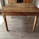 Solid oak farm table