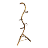 Serpent plant stand in rattan 145 cm