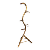 Porte-plante serpent en rotin 145 cm