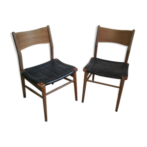 paire de chaises scandinave - anciennes