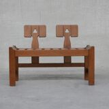 Banquette 2 places & fauteuil de Guillerme et Chambron
