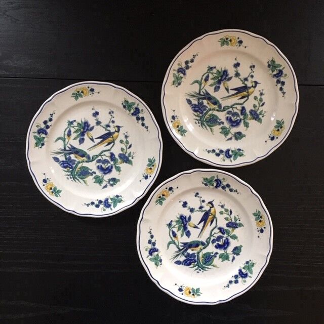 Lot of 3 plates Villeroy-Boch