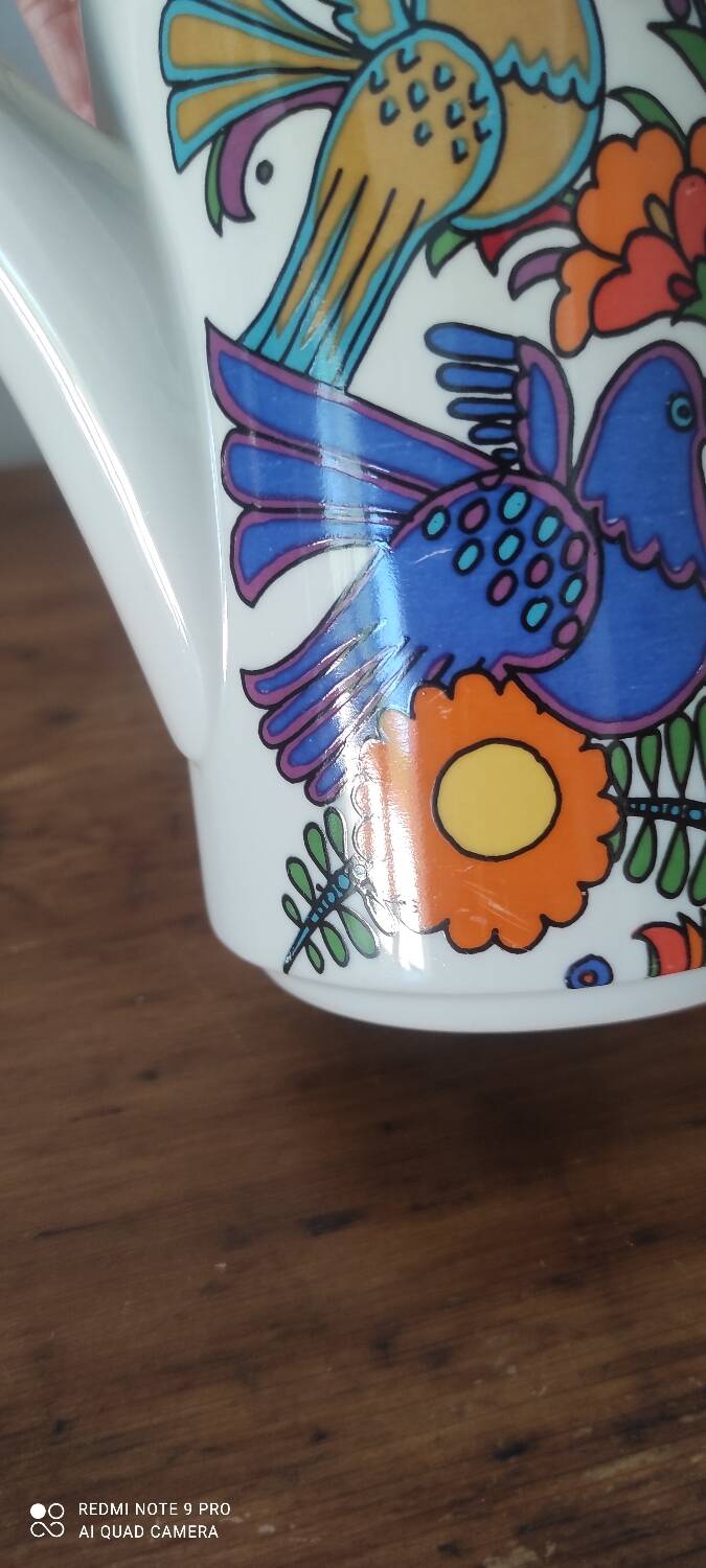 Acapulco coffee maker and milk jug