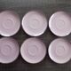 Powder pink cups and saucers