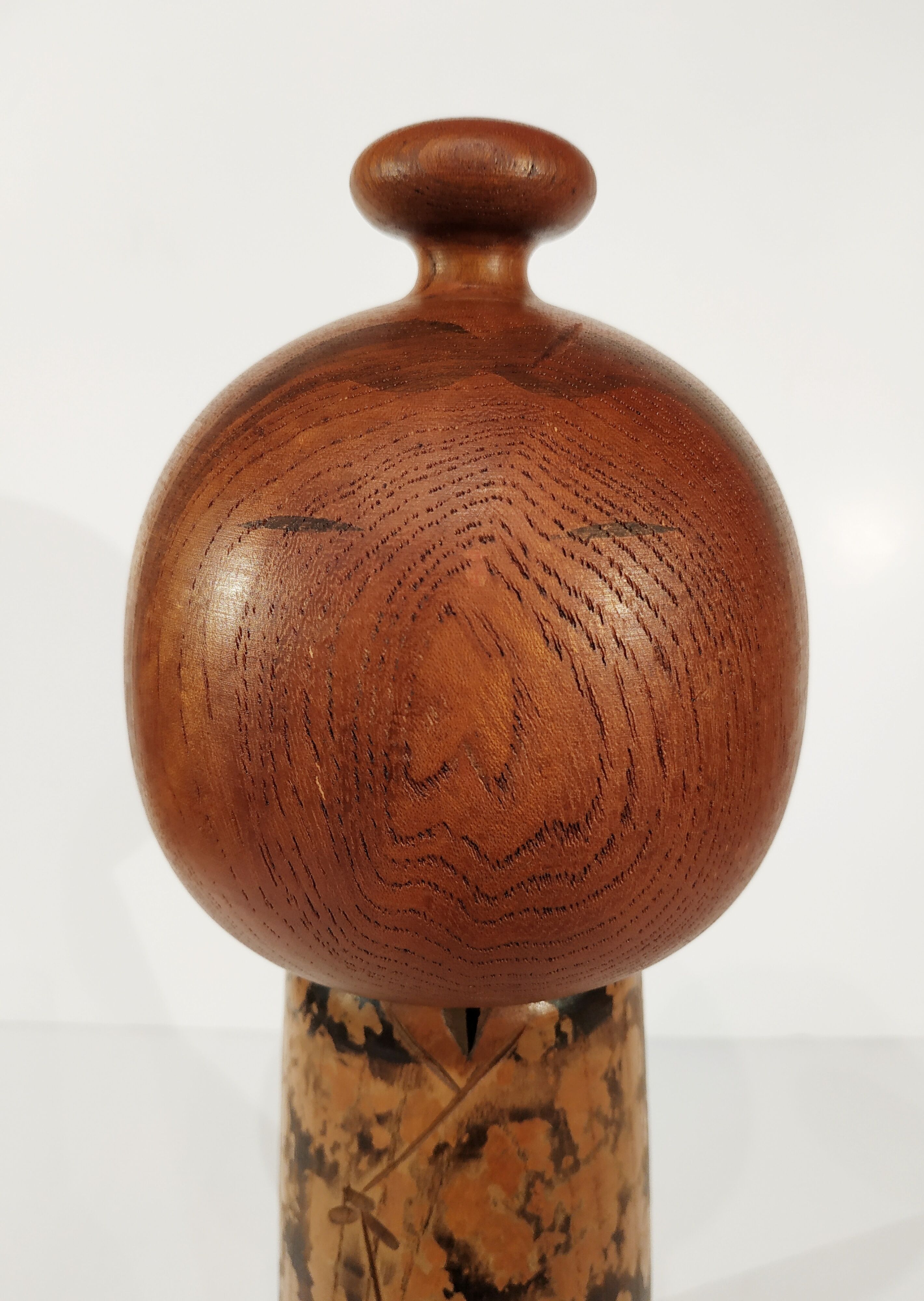 Kokeshi doll, master Kuribayashi Issetsu 1970  Japan