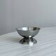 Set of 6 stainless steel footed bowls