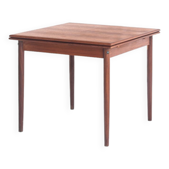 Table à manger en teck avec rallonges de style scandinave - France, 1960