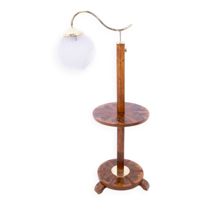 Lampadaire Art Déco, milieu du XXe siècle, Pologne.