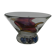 Floral decor evased glass cup